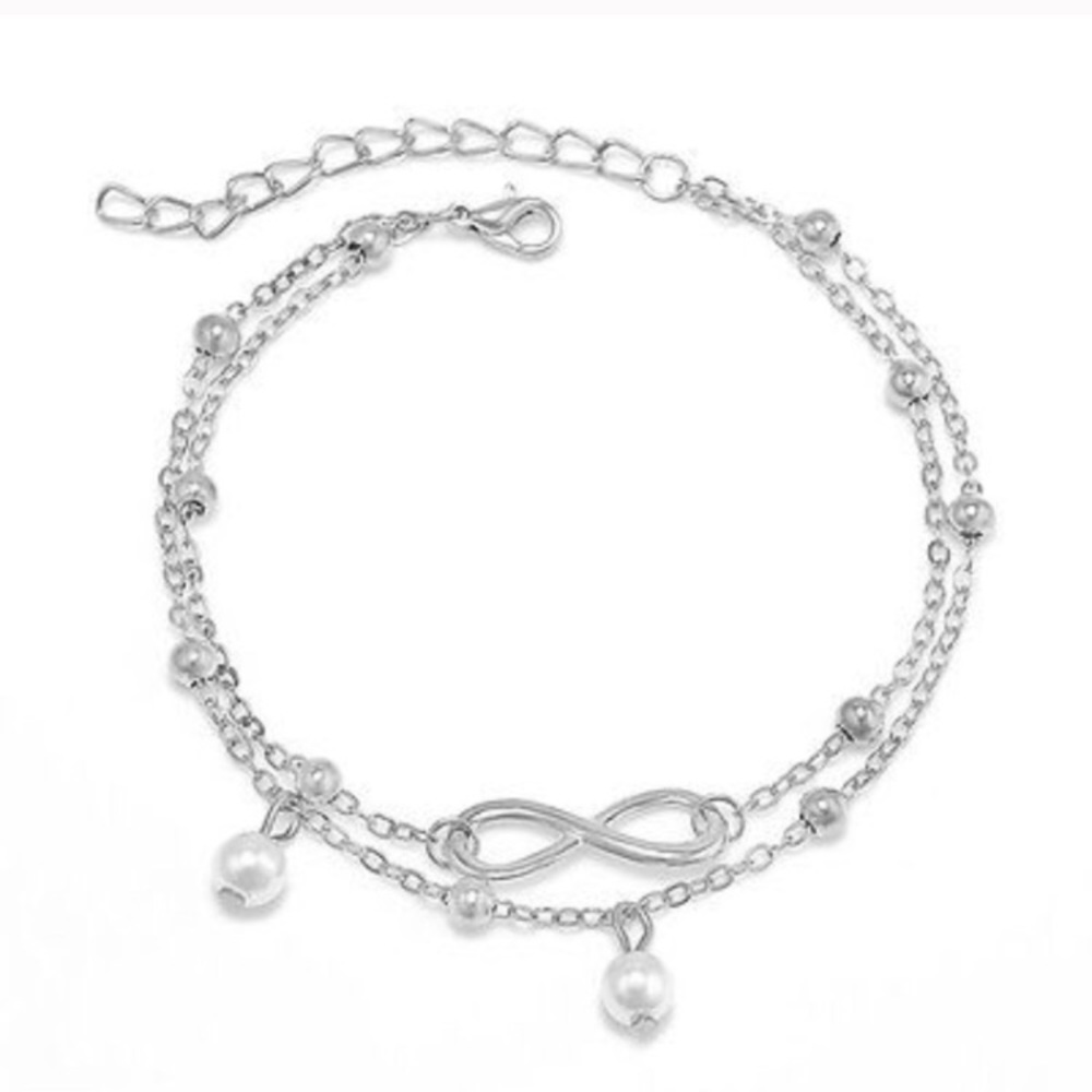Infinity Leg Chain Bracelet - Picture 6 of 7